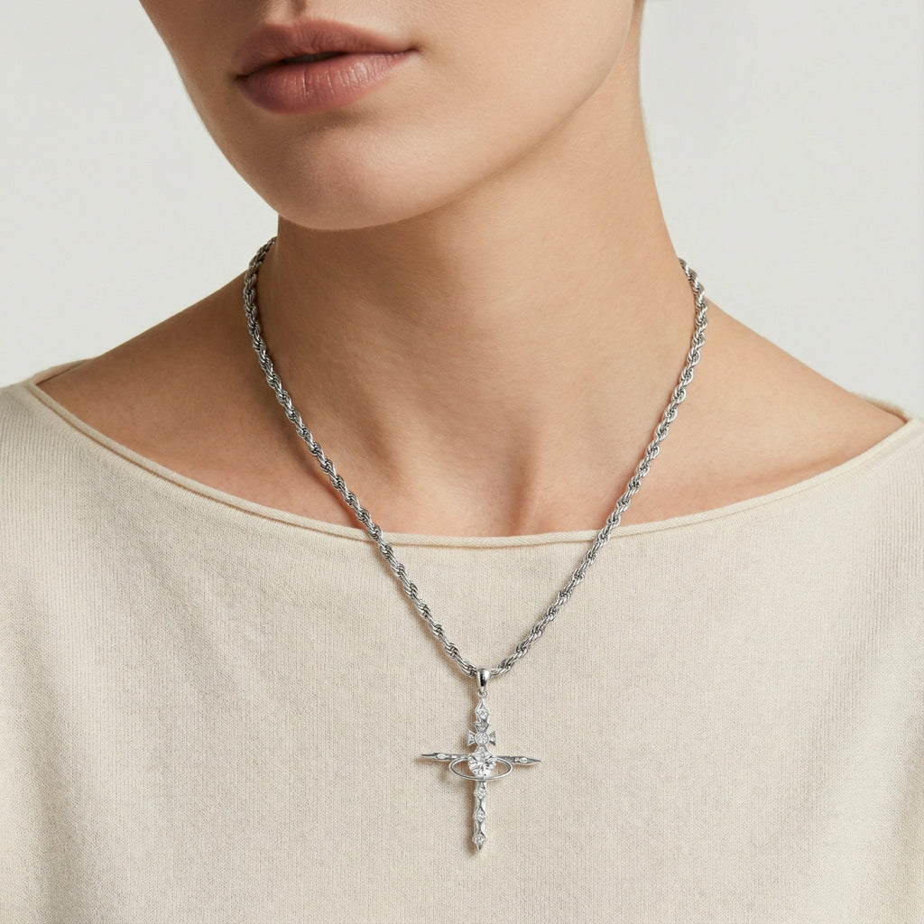 Divine Cross Necklace